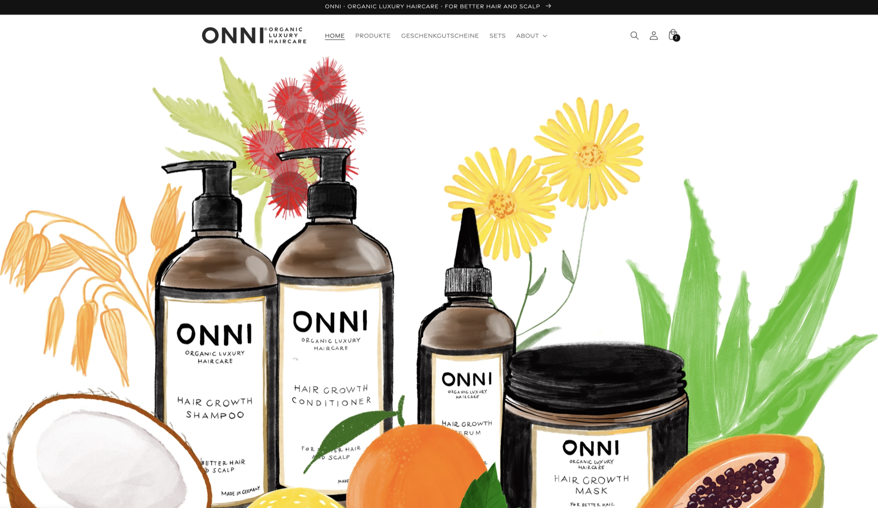 ONNI Organic Luxury Haircare